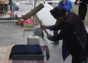 Indigo Textile Processing - Guizhou: Hidden Hill Tribes | Image by Bike Asia