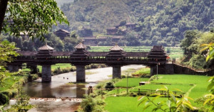 Dong Wind and Rain Bridge - Guizhou: Hidden Hill Tribes | Image by Bike Asia